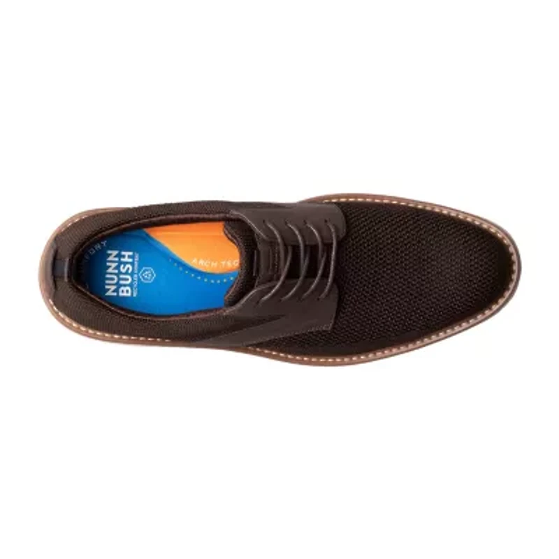 Nunn Bush Griff Mens Round Closed Toe Oxford Shoes