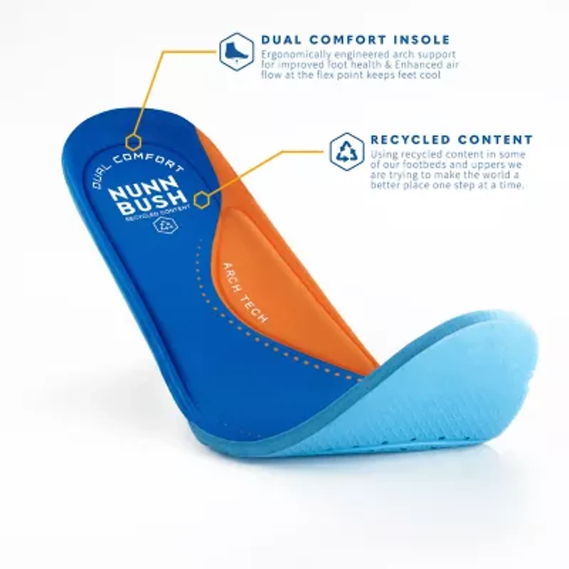 Nunn Bush Griff Mens Round Closed Toe Oxford Shoes