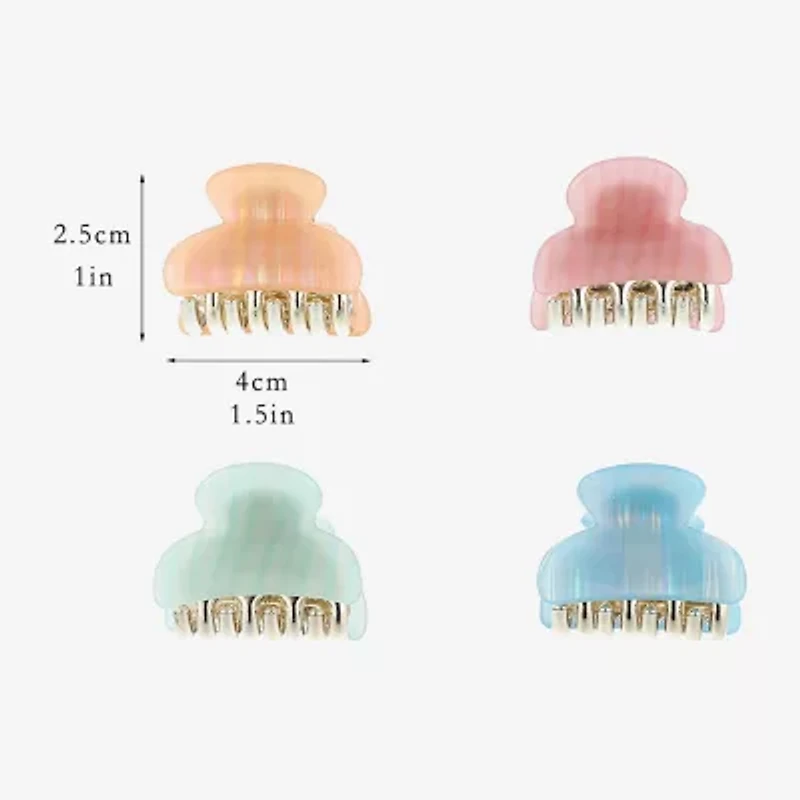 Bijoux Bar Mini Claw 4-pc. Hair Clip