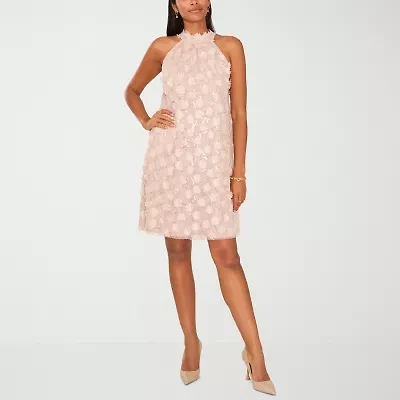 Sam And Jess Womens Sleeveless Floral Shift Dress