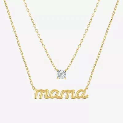 Yes Please! (G-H / Si2-I1) Womens Diamond Accent Lab Grown White Diamond Accent 2-pc. Pendant Necklace Set