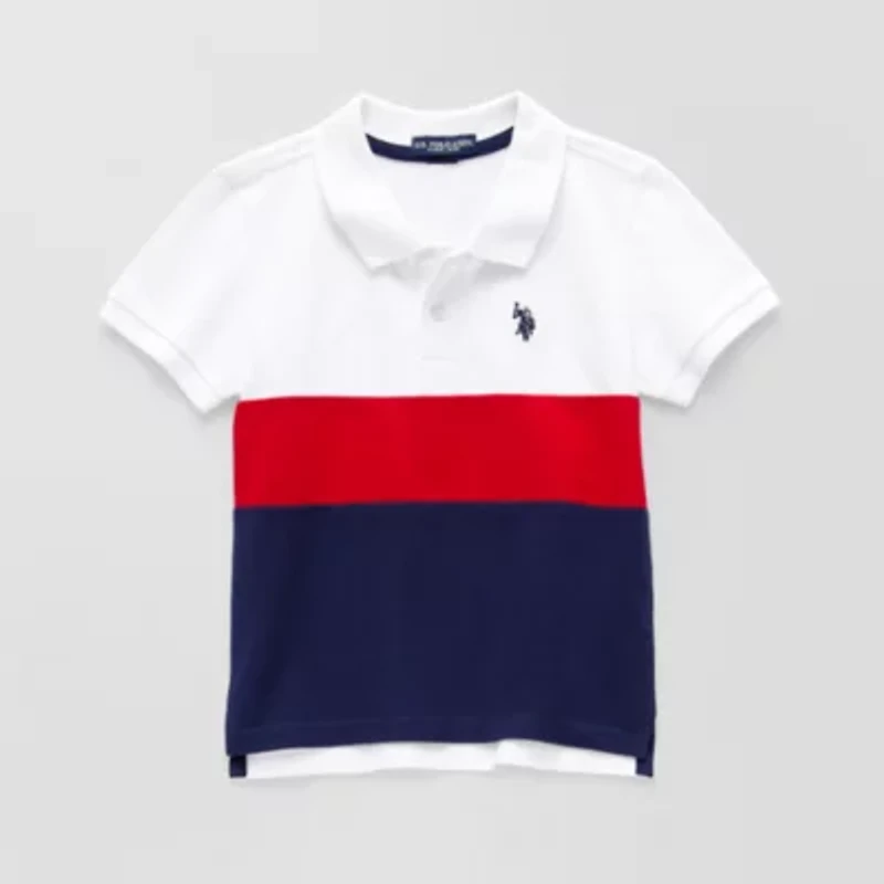 U.S. Polo Assn. Toddler Boys Short Sleeve Classic Fit Shirt