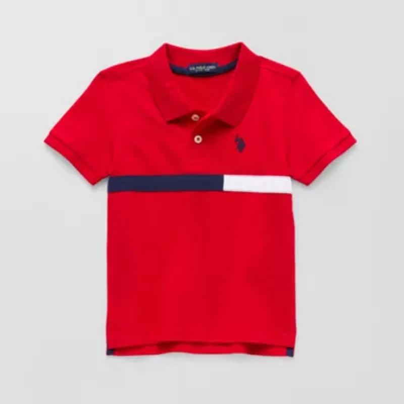 U.S. Polo Assn. Toddler Boys Short Sleeve Classic Fit Shirt
