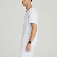 Barco Unify But153 Rally 3-Pocket Mens V Neck Short Sleeve Stretch Fabric Moisture Wicking Wrinkle Resistant Scrub Top