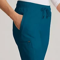 Barco Unify Bup647 Union 5-Pocket Mid-Rise Jogger Womens Plus Tall Stretch Fabric Moisture Wicking Wrinkle Resistant Scrub Pant