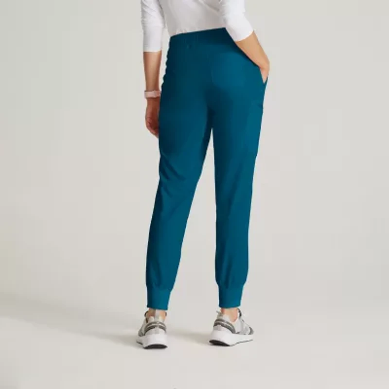 Barco Unify Bup647 Union 5-Pocket Mid-Rise Jogger Womens Plus Tall Stretch Fabric Moisture Wicking Wrinkle Resistant Scrub Pant