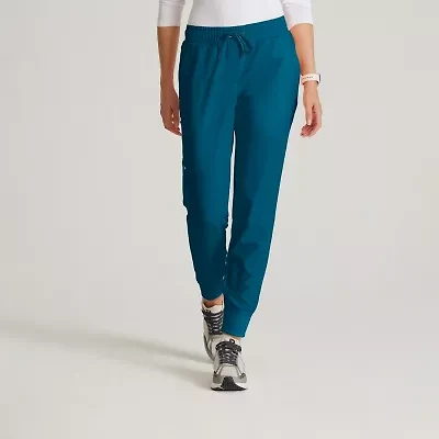 Barco Unify Bup647 Union 5-Pocket Mid-Rise Jogger Womens Plus Tall Stretch Fabric Moisture Wicking Wrinkle Resistant Scrub Pant
