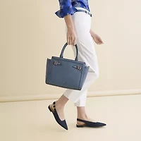 Liz Claiborne Mini Tuxedo Tote Bag
