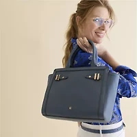 Liz Claiborne Mini Tuxedo Tote Bag