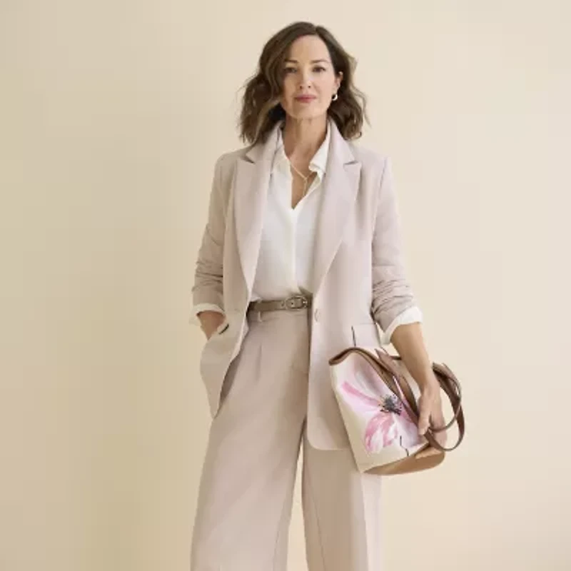 Liz Claiborne Sasha Canvas Tote Bag