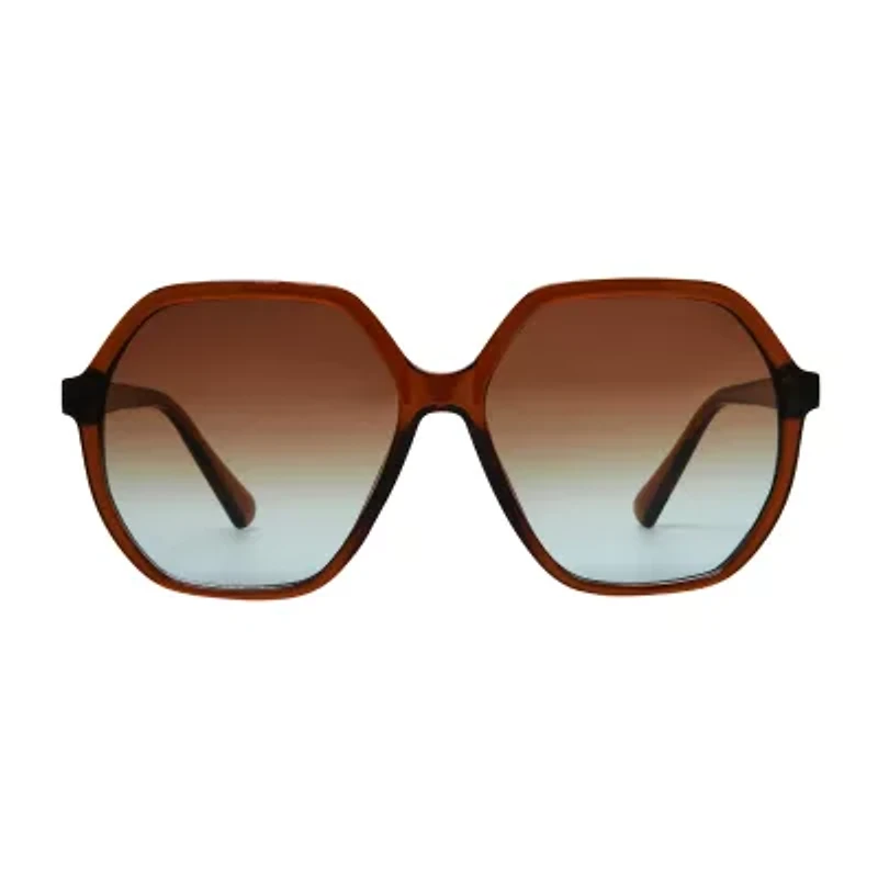 a.n.a Orange Geo Womens Uv Protection Sunglasses