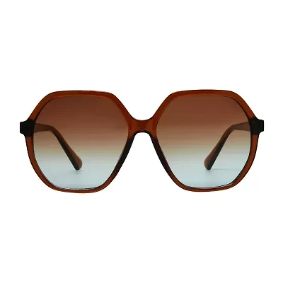 a.n.a Orange Geo Womens Uv Protection Sunglasses