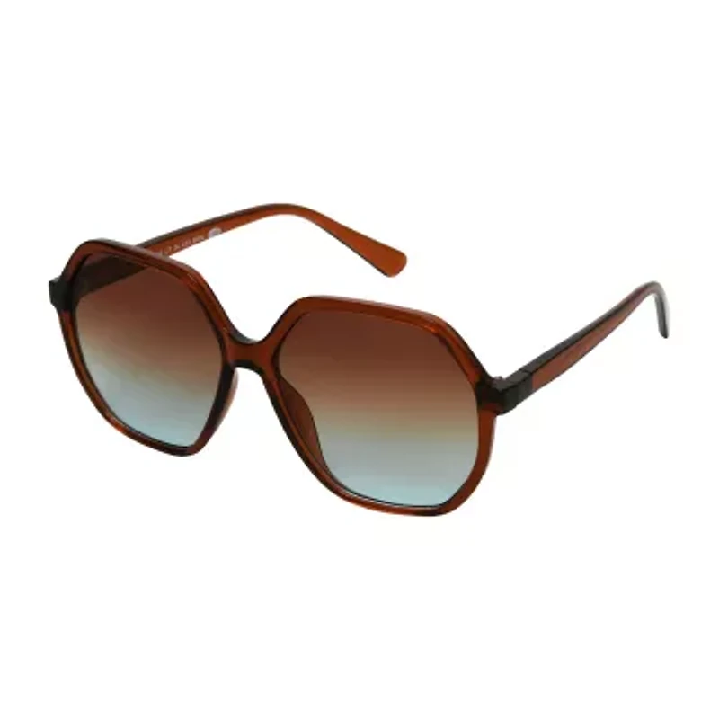 a.n.a Orange Geo Womens Uv Protection Sunglasses