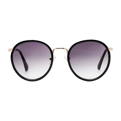 a.n.a Black Round Womens Uv Protection Round Sunglasses