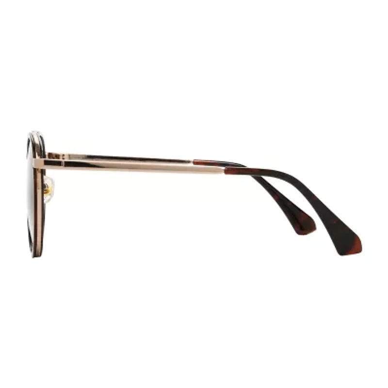 a.n.a Black Round Womens Uv Protection Round Sunglasses