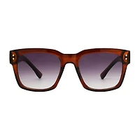 a.n.a Orange Square Womens Uv Protection Square Sunglasses