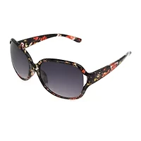 Mixit Sparkle Womens Uv Protection Square Sunglasses