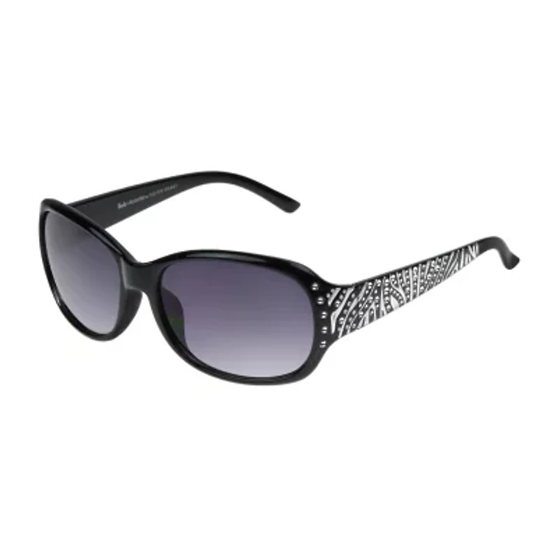 Mixit Womens Uv Protection Rectangular Sunglasses