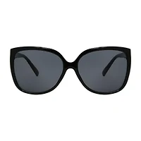 Mixit Black Cateye Womens Uv Protection Cat Eye Sunglasses