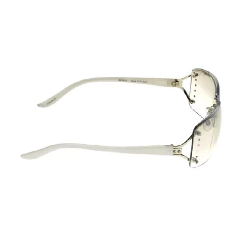 Mixit Rimless Womens Uv Protection Rectangular Sunglasses