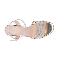 I. Miller Almira Womens Square Open Toe Flared Heel Pumps