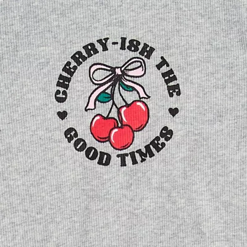 Thereabouts Little & Big Kid Girls Round Neck Short Sleeve T-Shirt