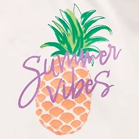 Thereabouts Little & Big Kid Girls Round Neck Short Sleeve T-Shirt