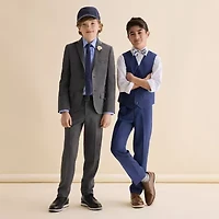 Stafford Cooper Little & Big Kid Boys Cap Closed Toe Oxford Shoes