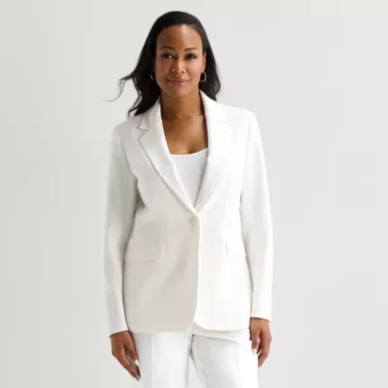 Black Label by Evan-Picone Womens Classic Fit Suit Jacket