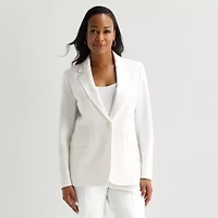 Black Label by Evan-Picone Womens Classic Fit Suit Jacket