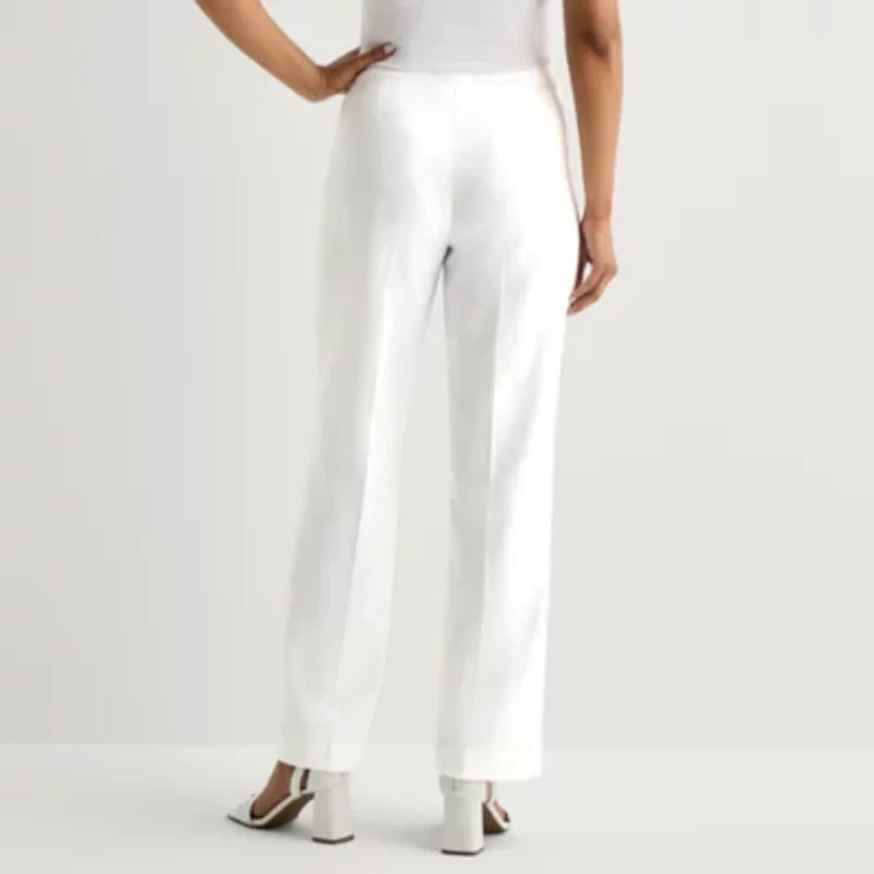 Black Label by Evan-Picone Womens Classic Fit Straight Suit Pant