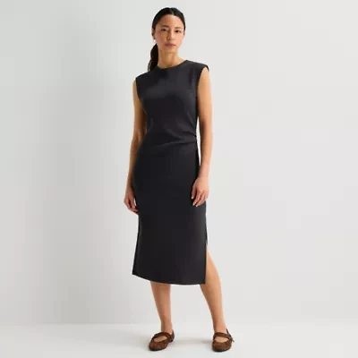Stylus Womens Sleeveless Sheath Dress