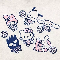 Hello Kitty And Friends Soccer Boyfriend Tee Womens Juniors Crew Neck Short Sleeve Regular Fit Graphic T-Shirt