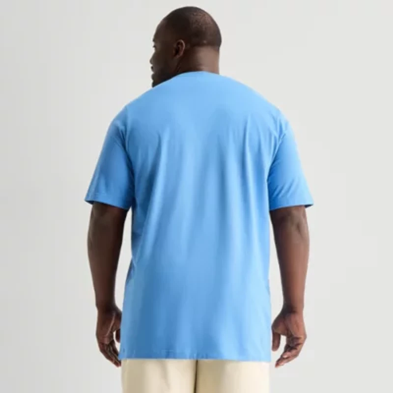 Xersion Mens Round Neck Short Sleeve Big and Tall T-Shirt