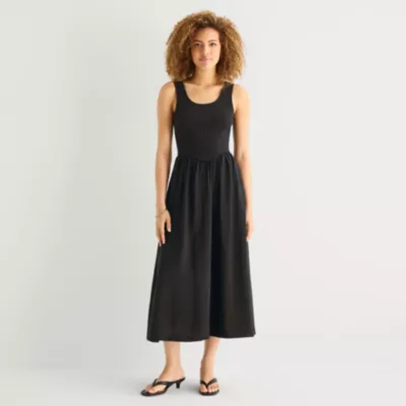 a.n.a Womens Sleeveless Maxi Dress