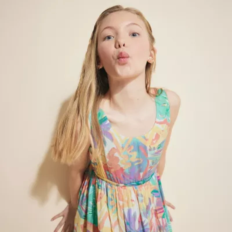 Roxy Big Kid Girls Sleeveless Sundress
