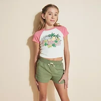 Roxy Big Kid Girls Crew Neck Short Sleeve Fitted Graphic T-Shirt