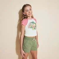 Roxy Big Kid Girls Crew Neck Short Sleeve Fitted Graphic T-Shirt