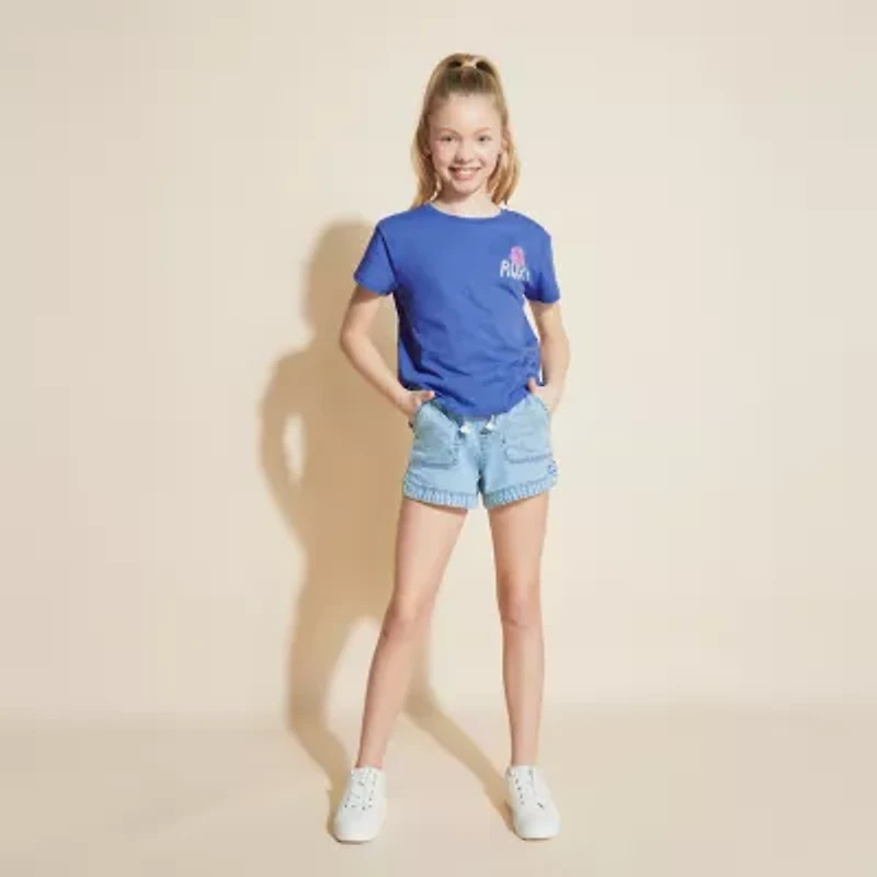 Roxy Big Kid Girls Mid Rise Pull-On Short