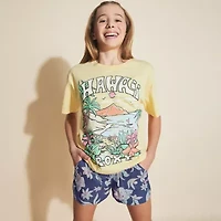 Roxy Big Kid Girls Crew Neck Short Sleeve Regular Fit Graphic T-Shirt