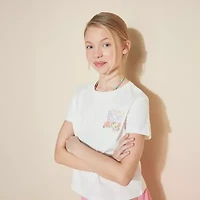 Roxy Big Kid Girls Crew Neck Short Sleeve Regular Fit Graphic T-Shirt