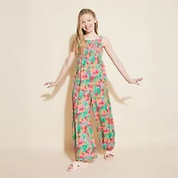 Roxy Big Kid Girls Straight Neck Sleeveless Jumpsuit