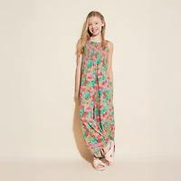 Roxy Big Kid Girls Straight Neck Sleeveless Jumpsuit