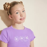 Roxy Big Kid Girls Crew Neck Short Sleeve T-Shirt