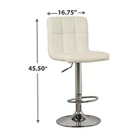 Signature Design by Ashley® Bellatier Set of 2 Upholstered Adjustable Height Barstools
