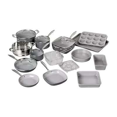 Granitestone Pro Hard Anodized 20-pc. Nonstick Cookware and Bakeware Set