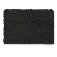 Homewear Monroe Black Jute Placemat
