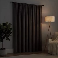 Eclipse Thermapanel Rod Pocket Light-Filtering Single Curtain Panel