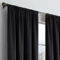 Eclipse Thermapanel Rod Pocket Light-Filtering Single Curtain Panel