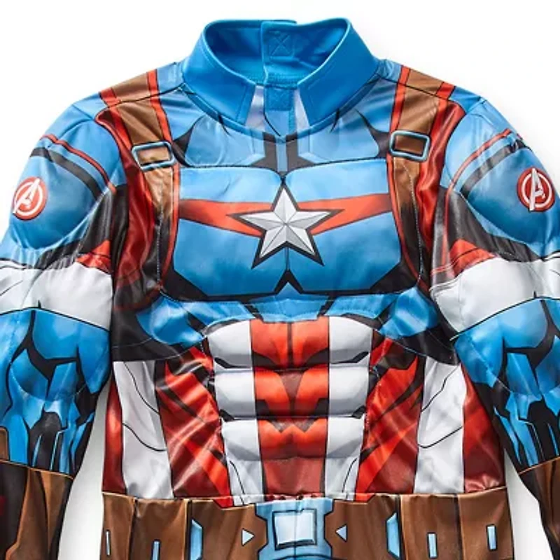 Disney Collection Captain America Roleplay Avengers Captain America Marvel Boys Dress Up Costume